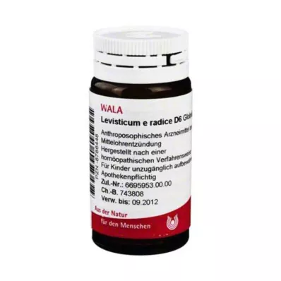 Levisticum E Radice D 6 globul, 20 g Levisticum E Radice D 6 globul, 20 g