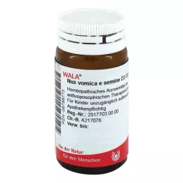 NUX VOMICA E seme D 3 globule, 20 g