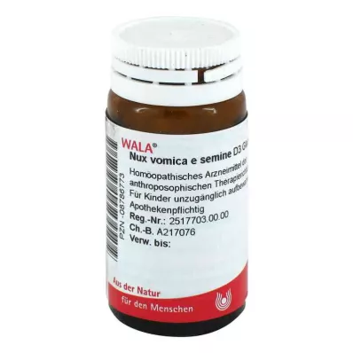Nux Vomica E Sem. Globule D3 (20 g) Nux Vomica E Sem. Globule D3 (20 g)