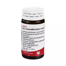 NUX VOMICA/NICOTIANA sestavljene globule, 20 g