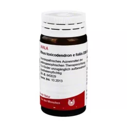 RHUS TOXICODENDRON E foliis D 30 kroglic, 20 g
