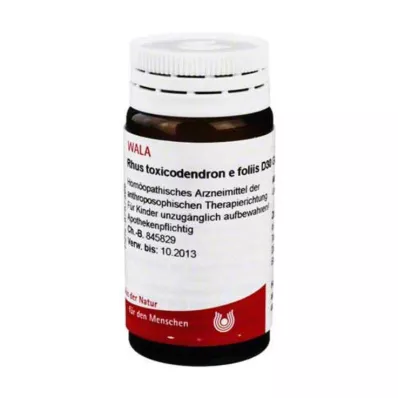 Rhus toxicodendron E foliis D 30 globul, 20 g