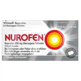NUROFEN Ibuprofen 400 mg obložene tablete, 24 kosov