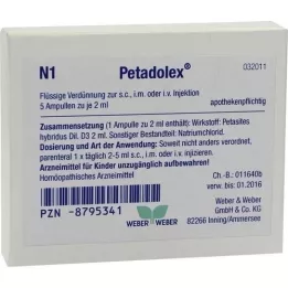 PETADOLEX Ampule, 5X2 ml