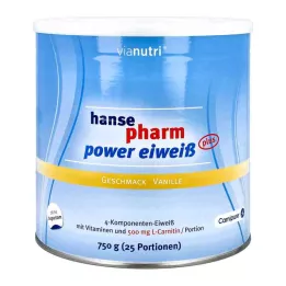 HANSEPHARM Močan jajčni beljak in vanilija v prahu, 750 g