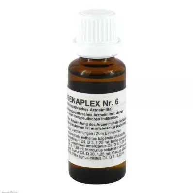 REGENAPLEX Kapljice št. 6, 30 ml REGENAPLEX Kapljice št. 6, 30 ml