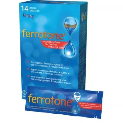 FERROTONE Železna vrečka, 14X20 ml