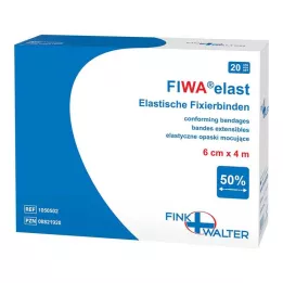 FIXIERBINDE elastika 6 cmx4 m ohlapna, 1X20 kosov