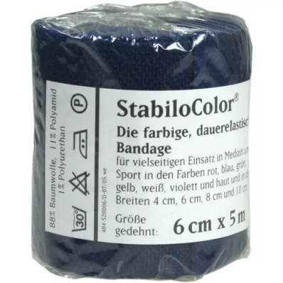 BORT StabiloColor bandaža 6 cm modra, 1 kos