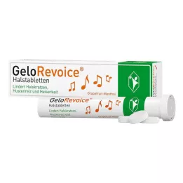 GELOREVOICE Pastilke za grlo Grapefruit-Menthol Lut., 20 kosov