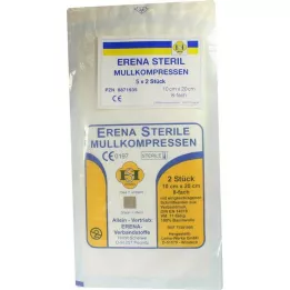 ERENA Kompres iz gaze 10x20 cm, sterilni, 8-kratni, 5X2 kosov