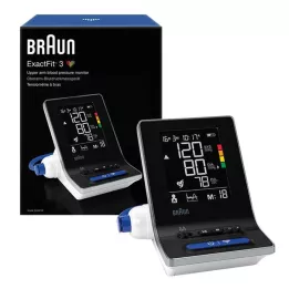 BRAUN BLUTDRUCKMESSGERÄT Zgornja roka ExactFit3 BUA6150, 1 kos