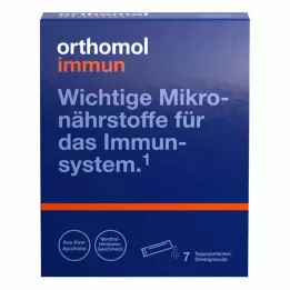 ORTHOMOL Immune direct granule malina/mentol, 7 kosov