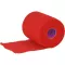 PEHA-HAFT Barvni trak za fiksiranje brez lateksa 10 cmx20 m rdeč, 1 kos