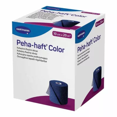 Peha Haft Color fiksirni povoj lateks f.10 cm x 20 m moder, 1 kos Peha Haft Color fiksirni povoj lateks f.10 cm x 20 m moder, 1 kos
