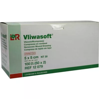 Vliwasoft flis komprese 5x5cm 6-slojne sterilne, 50x2 kosa Vliwasoft flis komprese 5x5cm 6-slojne sterilne, 50x2 kosa