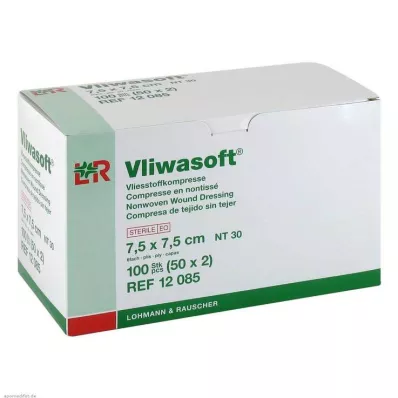 Komprese iz flisa Vliwasoft 7,5x7,5cm 6-slojne sterilne, 50x2 kosa Komprese iz flisa Vliwasoft 7,5x7,5cm 6-slojne sterilne, 50x2 kosa
