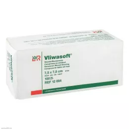 VLIWASOFT Kompresi iz netkanega materiala 7,5x7,5 cm nesterilni 6l, 100 kosov