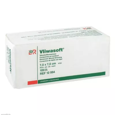VLIWASOFT Kompresi iz netkanega materiala 7,5x7,5 cm nesterilni 6l, 100 kosov