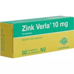 ZINK VERLA 10 mg filmsko obložene tablete, 50 kosov