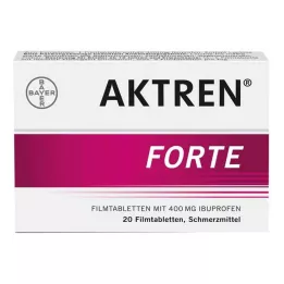 AKTREN forte filmsko obložene tablete, 20 kosov