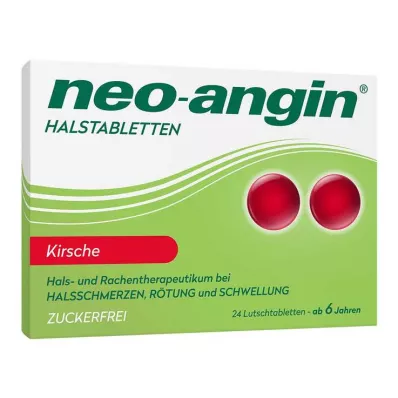 neo-angin pastile za grlo češnja brez sladkorja, 24 kom