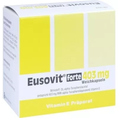 EUSOVIT forte 403 mg mehke kapsule, 100 kosov