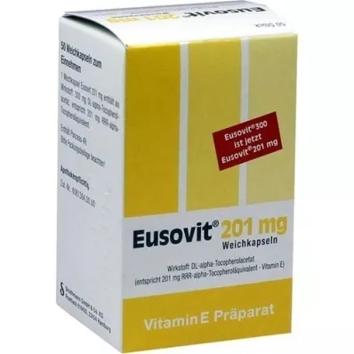 EUSOVIT 201 mg mehke kapsule, 50 kosov