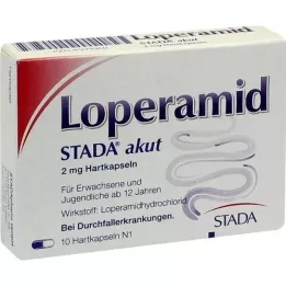 LOPERAMID STADA akutne 2 mg trde kapsule, 10 kosov