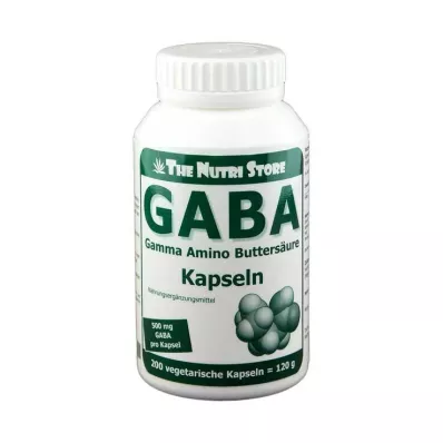 GABA 500 mg vegetarijanske kapsule, 200 kosov