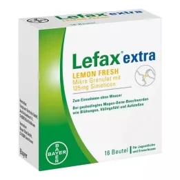 LEFAX ekstra Lemon Fresh mikrogranule, 16 kosov