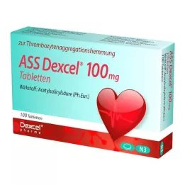 ASS Dexcel 100 mg tablete, 100 kosov