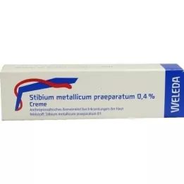 STIBIUM METALLICUM PRAEPARATUM 0,4-odstotna smetana, 25 g