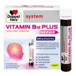 DOPPELHERZ Vitamin B12 Plus sistem ampule za pitje, 10X25 ml