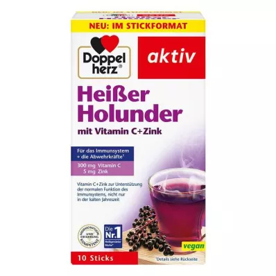Doppelherz pekoče bezgove jagode z vitaminom C + cink v zrncih, 10 kos Doppelherz pekoče bezgove jagode z vitaminom C + cink v zrncih, 10 kos