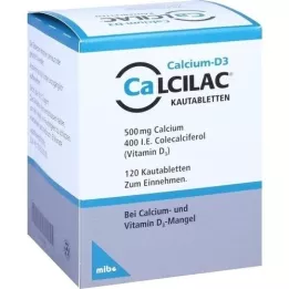 CALCILAC Žvečljive tablete, 120 kosov