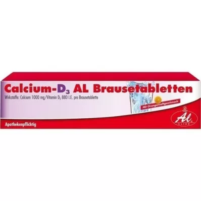 CALCIUM-D3 AL Šumeče tablete, 50 kosov