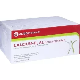 CALCIUM-D3 AL Šumeče tablete, 120 kosov