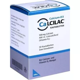 CALCILAC Žvečljive tablete, 50 kosov