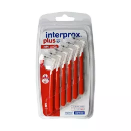 INTERPROX plus mini konična rdeča medzobna ščetka, 6 kosov