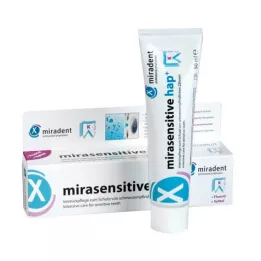 MIRADENT Zobna pasta mirasensitive hap+, 50 ml