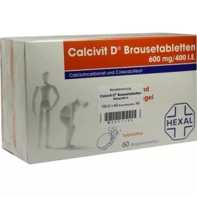 CALCIVIT D šumeče tablete, 120 kapsul