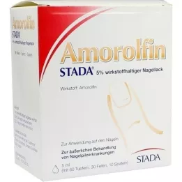 AMOROLFIN STADA 5% aktivna sestavina laka za nohte, 5 ml