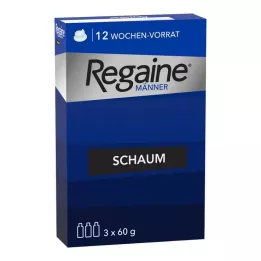 REGAINE Moška pena 50 mg/g, 3X60 ml
