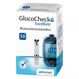 GLUCOCHECK Odlični testni trakovi, 50 kosov