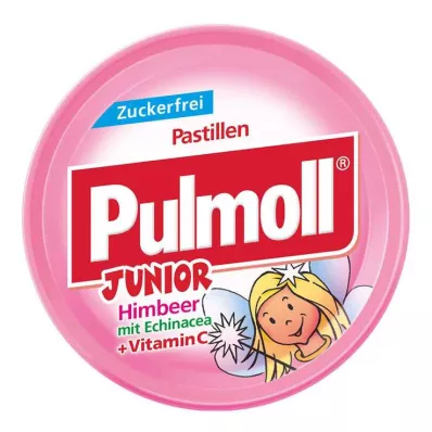 Pulmoll Junior malina z ehinacejo brez sladkorja, 50 g