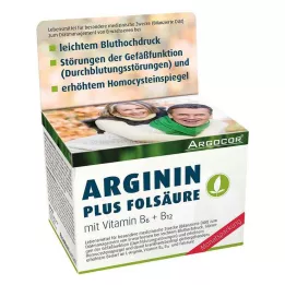 ARGININ PLUS Kapsule s folno kislino, 120 kapsul
