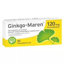 GINKGO-MAREN 120 mg filmsko obložene tablete, 30 kosov