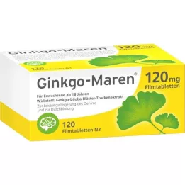 GINKGO-MAREN 120 mg filmsko obložene tablete, 120 kosov