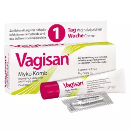 VAGISAN Myko Kombi 1-dnevna terapija, 1 P